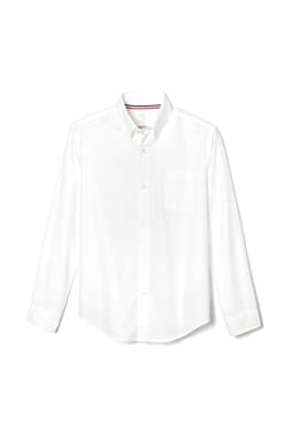 Product Image with Product code 1017,name  Long Sleeve Oxford Shirt   color WHIT 