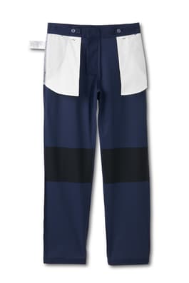 Front view with cutouts showing inner lining and pockets. of  New! Boys' Straight Fit Stretch Performance Pant