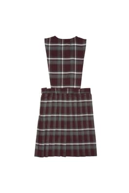  of Plaid V-Neck Pleated Jumper 