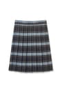 Front view of Plaid Pleated Skirt opens large image