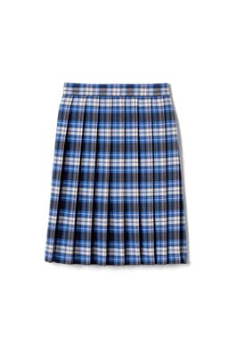  of At The Knee Plaid Pleated Skirt 