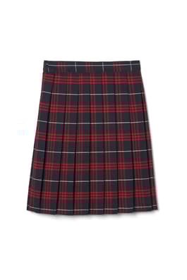  of At The Knee Plaid Pleated Skirt 