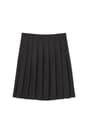 front view of  At The Knee Pleated Skirt opens large image - 1 of 2