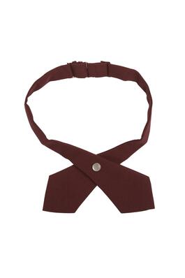 Product Image with Product code 10744,name  Adjustable Solid Color Cross Tie   color BURG 