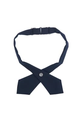 Product Image with Product code 10744,name  Adjustable Solid Color Cross Tie   color NAVY 
