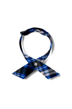Product Image with Product code 10754,name  Adjustable Plaid Cross Tie   color CLBP 