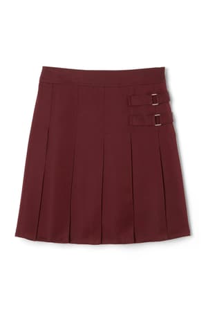 Product Image with Product code 1302,name  Pleated Two-Tab Skort   color BURG 