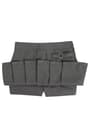 Complete front view of Pleated Two-Tab Skort opens large image - 3 of 4