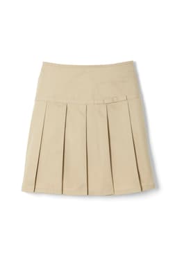 Product Image with Product code 1338,name  Pleated Skort with Grosgrain Ribbon   color KHAK 