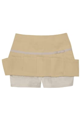 detail view of  Pleated Skort with Grosgrain Ribbon