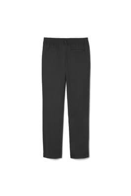 back view of  Boys' Pull-On Relaxed Fit Stretch Twill Pant