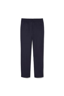 back view of  Boys' Pull-On Relaxed Fit Stretch Twill Pant