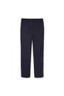Back View of Boys' Pull-On Relaxed Fit Stretch Twill Pant opens large image - 2 of 4