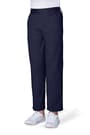 Complete front view of Boys' Pull-On Relaxed Fit Stretch Twill Pant opens large image - 3 of 4