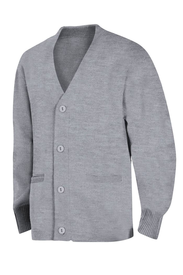 Front view of V-Neck Cardigan Sweater 