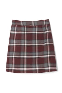  of Plaid Pleated Two-Tab Skort 