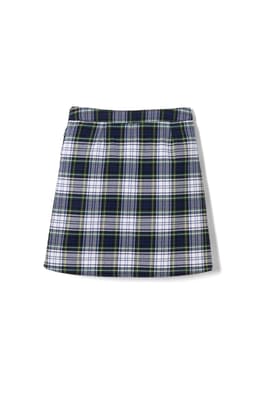  of Plaid Pleated Two-Tab Skort 