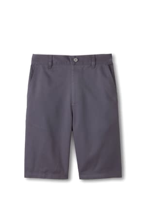 Product Image with Product code 1398,name  Boys' Pull-On Twill Short   color GREY 