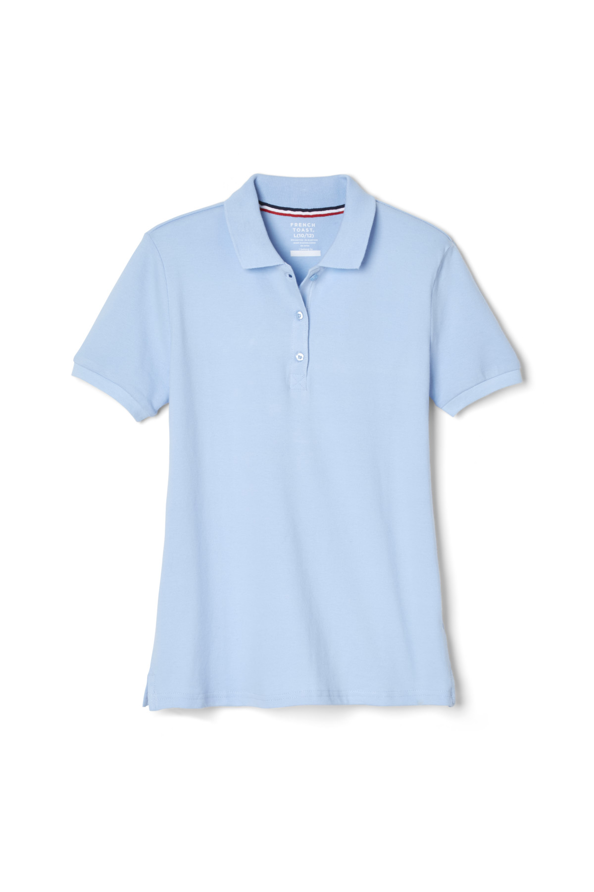 Girls Short Sleeve Stretch Pique Polo 