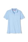 Front view of Short Sleeve Stretch Pique Polo (Feminine Fit) opens large image