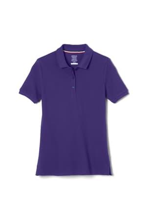 Product Image with Product code 1403,name  Short Sleeve Fitted Stretch Pique Polo (Feminine Fit)   color PURP 