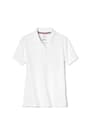 Front view of Short Sleeve Fitted Stretch Pique Polo (Feminine Fit) opens large image - 1 of 3