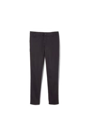 Product Image with Product code 1417,name  Girls' Slim Fit Stretch Twill Pant   color BLAC 