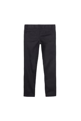 back view of  Girls' Slim Fit Stretch Twill Pant