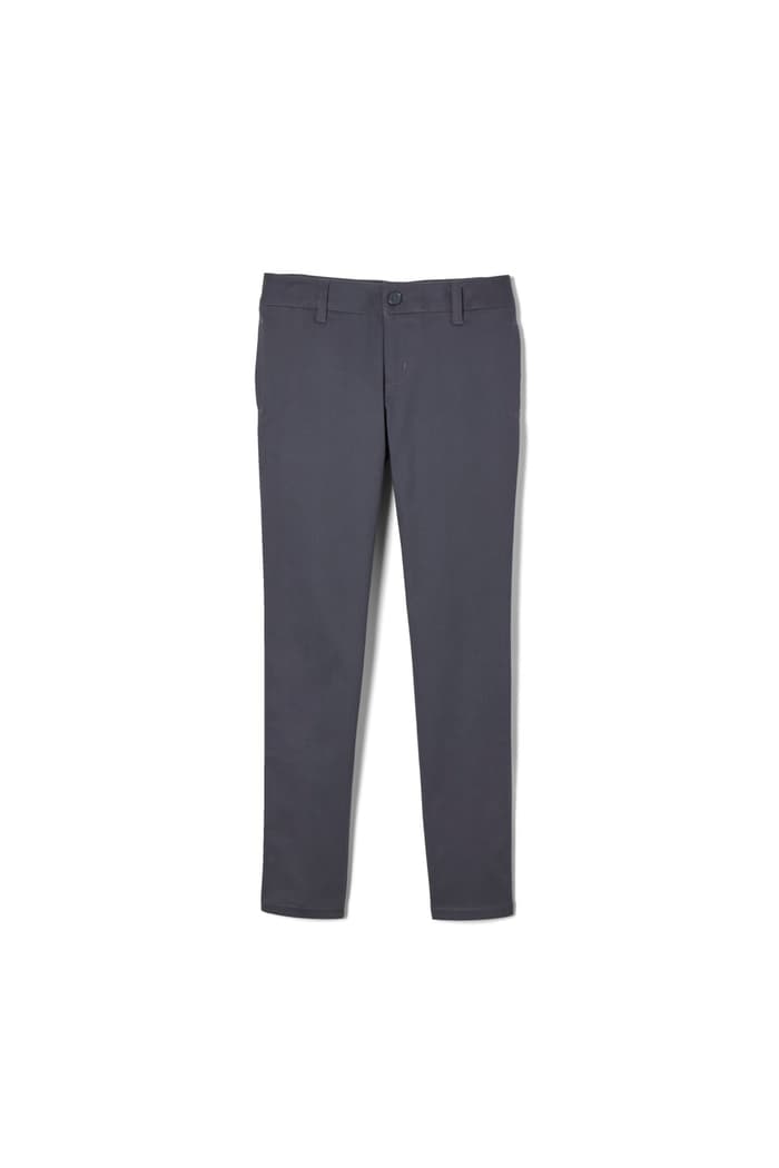 Front view of Girls' Slim Fit Stretch Twill Pant 