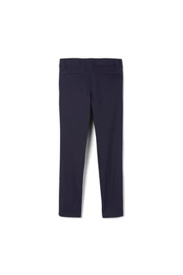back view of  Girls' Slim Fit Stretch Twill Pant