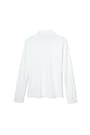back view of  Long Sleeve Fitted Interlock Polo with Picot Collar (Feminine Fit) opens large image - 2 of 4