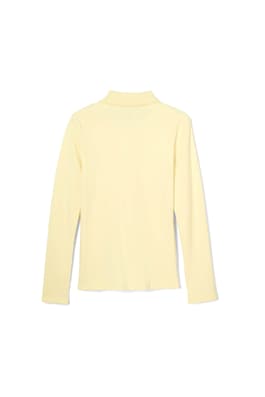  of Long Sleeve Fitted Interlock Polo with Picot Collar (Feminine Fit) 