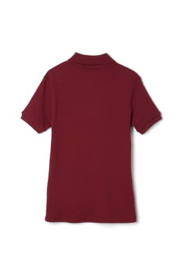  of Short Sleeve Fitted Interlock Polo with Picot Collar (Feminine Fit) 