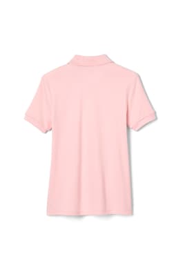  of Short Sleeve Fitted Interlock Polo with Picot Collar (Feminine Fit) 