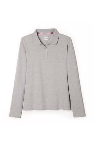  of Long Sleeve Fitted Stretch Pique Polo (Feminine Fit) 