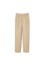front view of  Adjustable Waist Pleated Double Knee Pant opens large image - 1 of 3