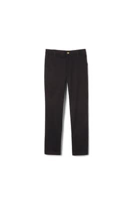Product Image with Product code 1573,name  Straight Leg Twill Pant   color BLAC 