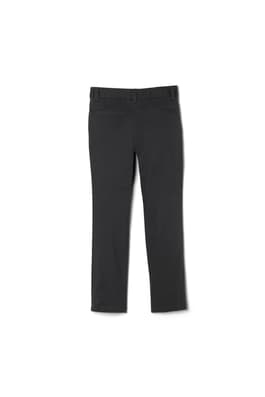 back view of  Girls' Straight Fit Stretch Twill Pant