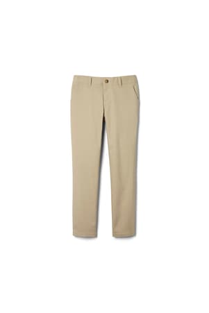 Product Image with Product code 1573,name  Girls' Straight Fit Stretch Twill Pant   color KHAK 