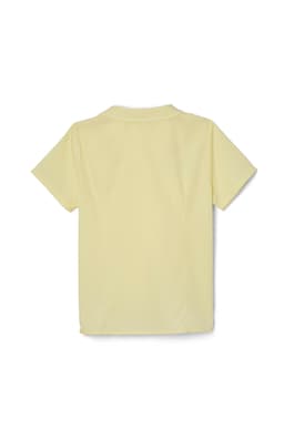 back view of  Short Sleeve Peter Pan Collar Blouse