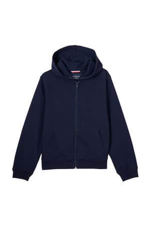 Product Image with Product code 1604,name  Full Zip Fleece Hoodie   color NAVY 