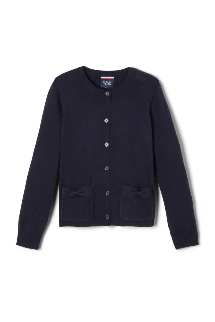 The Childrens Place Toddler Girls Bow Pocket Cardigan