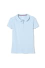 Front view of Short Sleeve Interlock Polo with Peter Pan Collar opens large image - 1 of 2