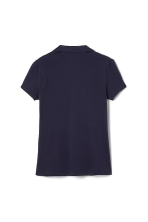  of Short Sleeve Interlock Polo with Peter Pan Collar 