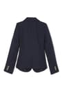Back View of Girls Classic School Blazer opens large image - 2 of 2