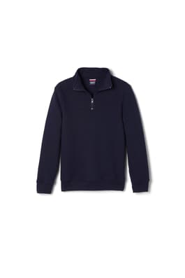 Product Image with Product code 1675,name  Quarter-Zip Fleece Top   color NAVY 