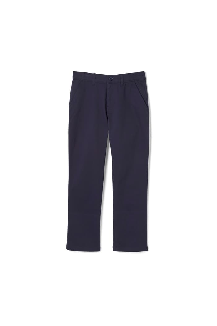 front view of  Straight Fit Comfort Waistband Pant