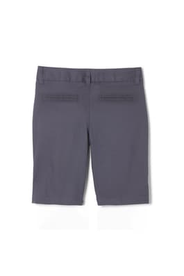 Back shot of  Girls' Stretch Twill Bermuda Short