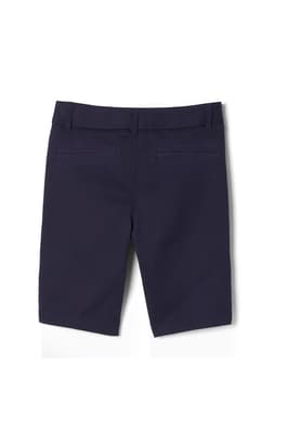 Back shot of  Girls' Stretch Twill Bermuda Short