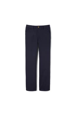 Product Image with Product code 1693,name  Girls Straight Leg Twill Pull-on Pant   color NAVY 